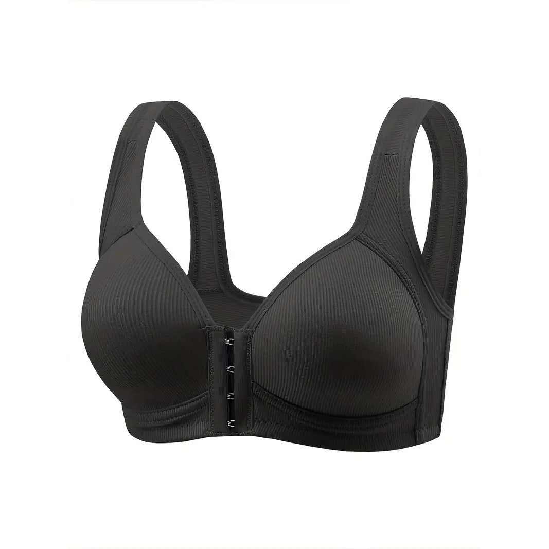 Adjustable front-buttoned stretchable bra without steel underwire(🎄 Christmas Deals Are About to End 🎁Double Orders + Extra Discounts — Loss-Leader Sale)